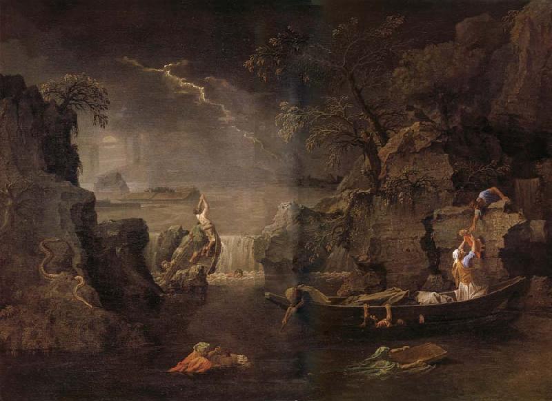 POUSSIN, Nicolas L.Hiver ou Le deluge oil painting image